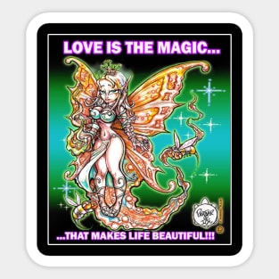 LOVE IS THE MAGIC - FAIRY Sticker